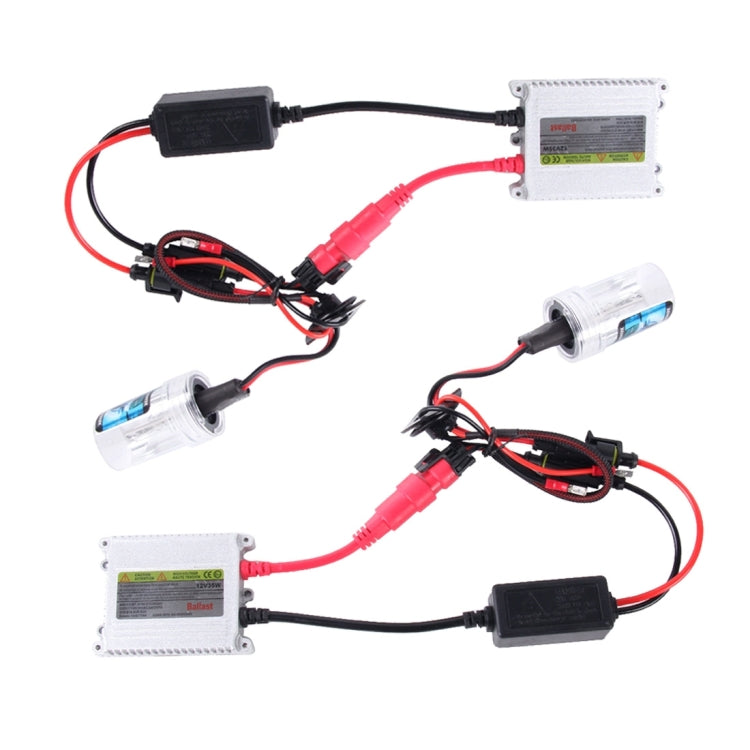 2PCS 35W HB4/9006 2800 LM Slim HID Xenon Light with 2 Alloy HID Ballast, High Intensity Discharge Lamp, Color Temperature: 4300K, 9006