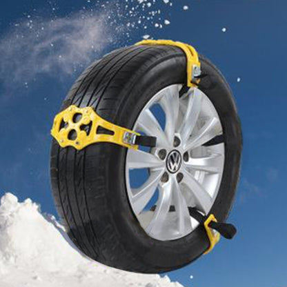 6PCS Car Snow Tire Anti-skid Chains For Family Car, Anti-skid Chains 3