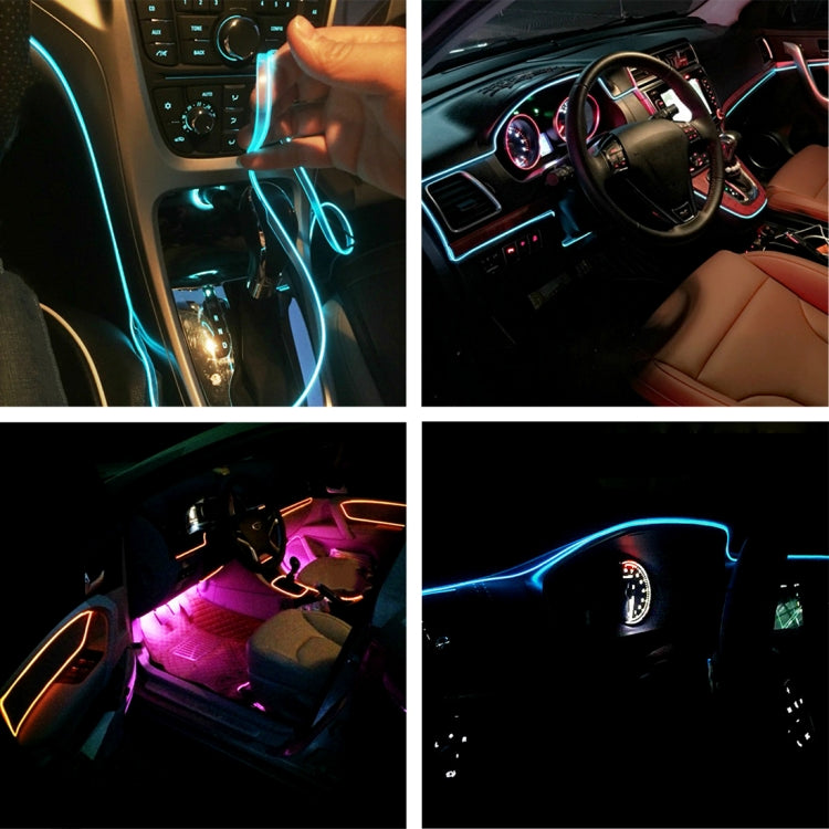 1M Kaltlicht Flexibler LED-Streifen zur Autodekoration, 1M, Auto Kaltlicht Flexibel