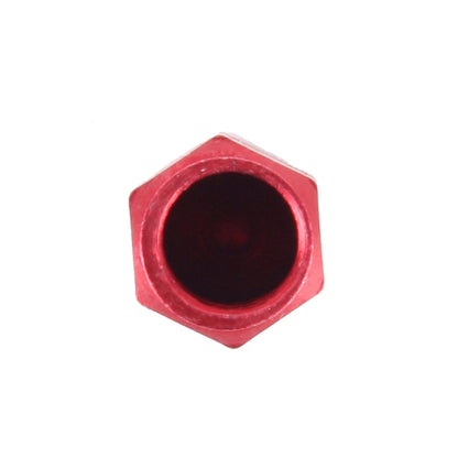4PCS SA Metal Plated Hexagon Shape Universal Tire Valve Stem Cap, Hexagon Shape