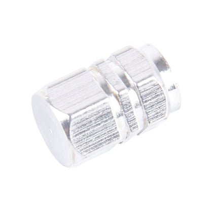 4PCS SA Metal Plated Hexagon Shape Universal Tire Valve Stem Cap, Hexagon Shape