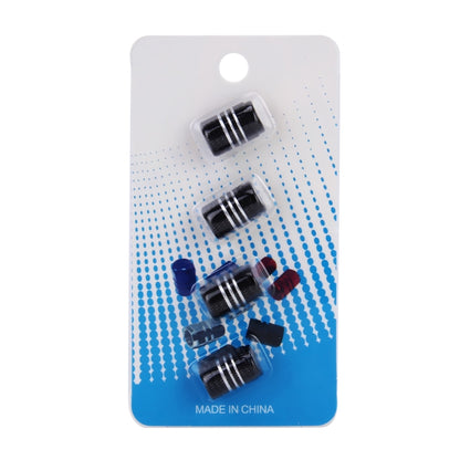 4PCS Metal Plated Circular Shape Universal Tire Valve Stem Cap With White Diamond, Circular Shape