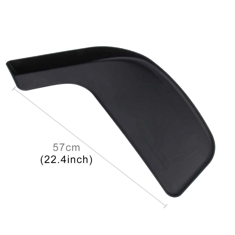 2 PCS Universal Fit Car Front Bumper Spoiler Lip Splitter Diffuser SUV ABS Front Shovel, Length: 57cm, Length: 57cm