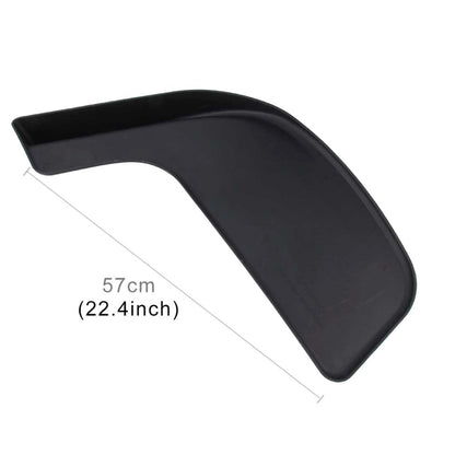 2 PCS Universal Fit Car Front Bumper Spoiler Lip Splitter Diffuser SUV ABS Front Shovel, Length: 57cm, Length: 57cm