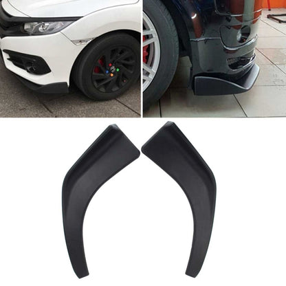 2 PCS Universal Fit Car Front Bumper Spoiler Lip Splitter Diffuser SUV ABS Front Shovel, Length: 74cm, Length: 74cm
