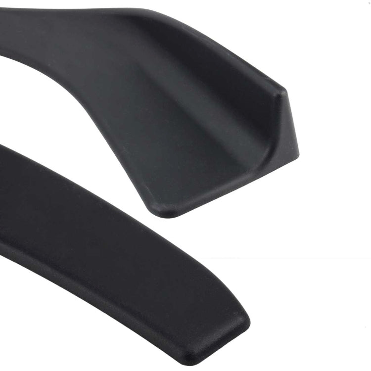 2 PCS Universal Fit Car Front Bumper Spoiler Lip Splitter Diffuser SUV ABS Front Shovel, Length: 74cm, Length: 74cm