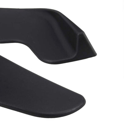 2 PCS Universal Fit Car Front Bumper Spoiler Lip Splitter Diffuser SUV ABS Front Shovel, Length: 68cm, Length: 68cm