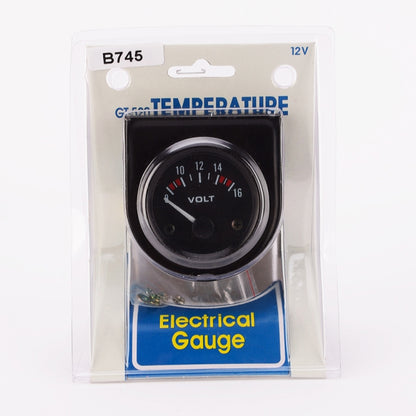 52mm Auto Gauge Car 8-16V Voltmeter, B745 Car 8-16V Voltmeter