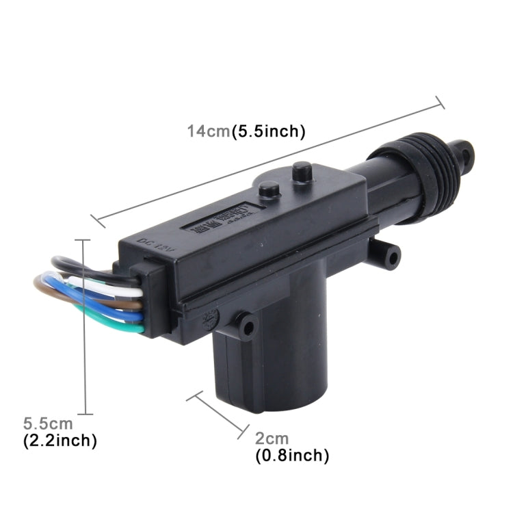 Car Auto Main Driving Seat Door Central Lock Keyless Entry Locking, DC 12V, Five Wires