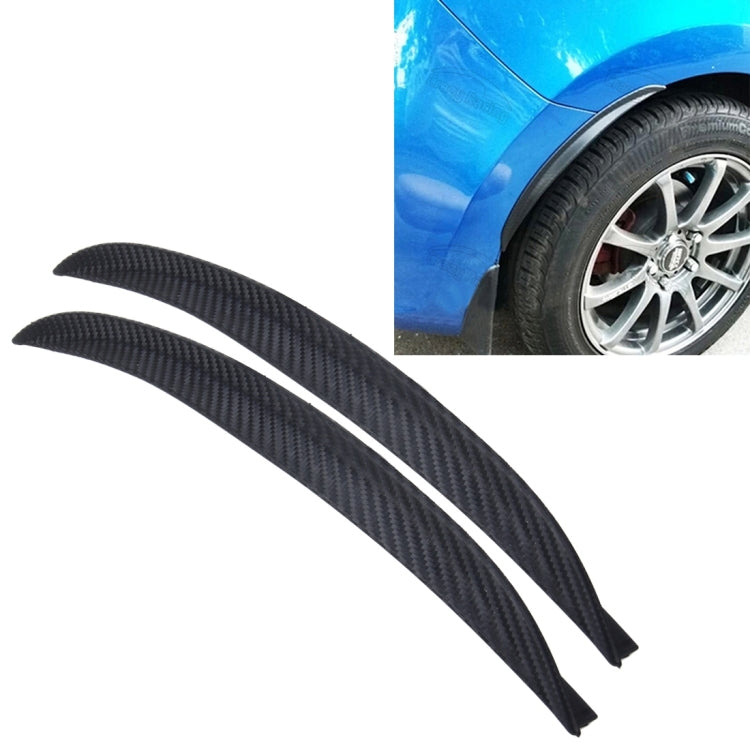 2 PCS Car Auto Rubber Fender Guard Protection Strip Scratch Protector Sticker, Size: 34*2cm, Size: 34*2cm