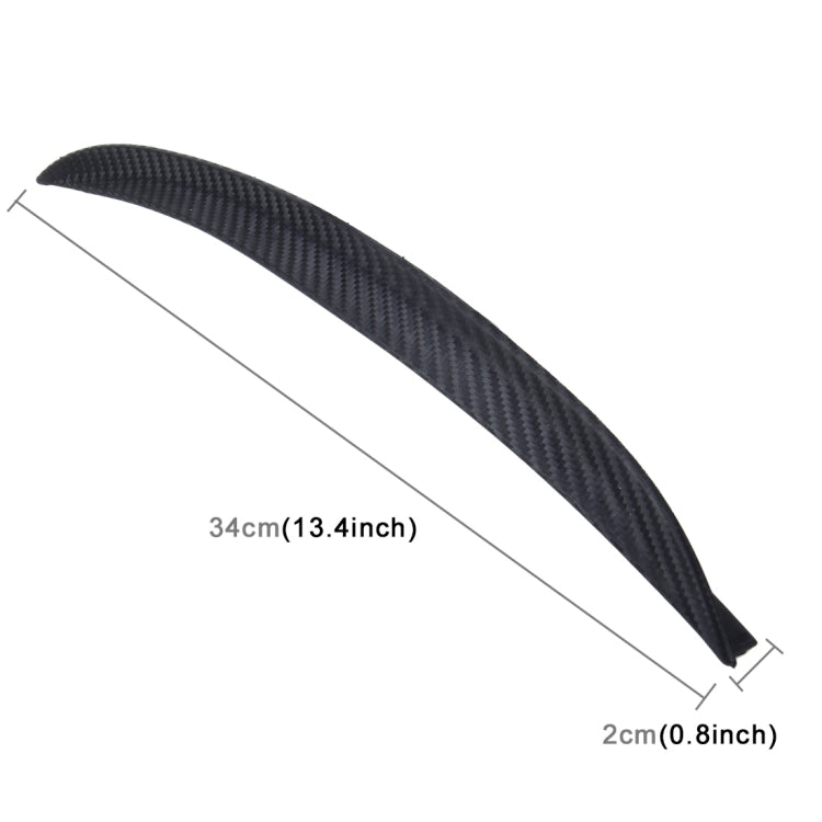 2 PCS Car Auto Rubber Fender Guard Protection Strip Scratch Protector Sticker, Size: 34*2cm, Size: 34*2cm