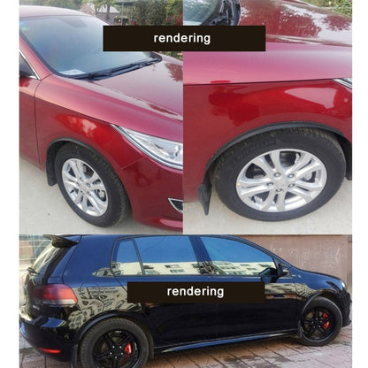 2 PCS Car Auto Rubber Fender Guard Protection Strip Scratch Protector Sticker, Size: 34*2cm, Size: 34*2cm