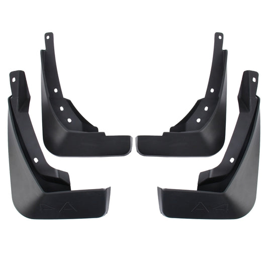 4 PCS Car Auto Semi-Rigid PVC Splash Flaps Mudguards Fender Guard for Audi A4L 2016 Version, For 2016 A4L