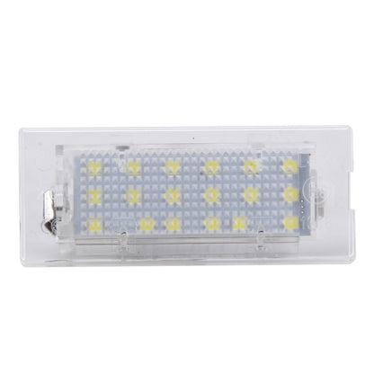 2 PCS License Plate Light with 18  SMD-3528 Lamps for BMW E53(X5),2W 120LM,6000K, DC12V (White Light), For BMW E53