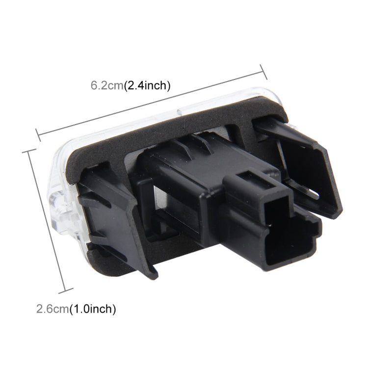2 PCS License Plate Light with 18  SMD-3528 Lamps for Toyota,2W 120LM,6000K, DC12V(White Light), For Toyota1