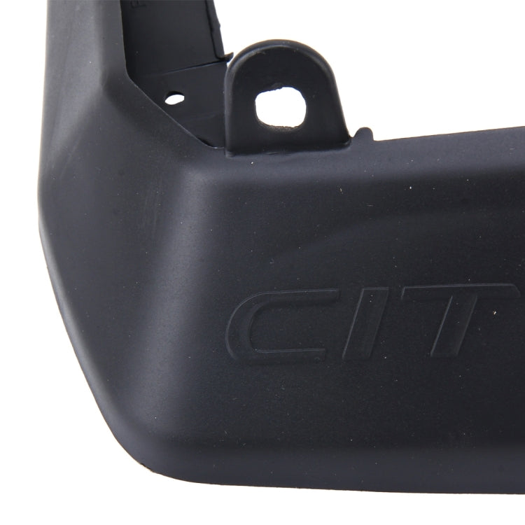 4 PCS Car Auto Semi-Rigid PVC Splash Flaps Mudguards Fender Guard for Honda City 2015-2020, For  Version City