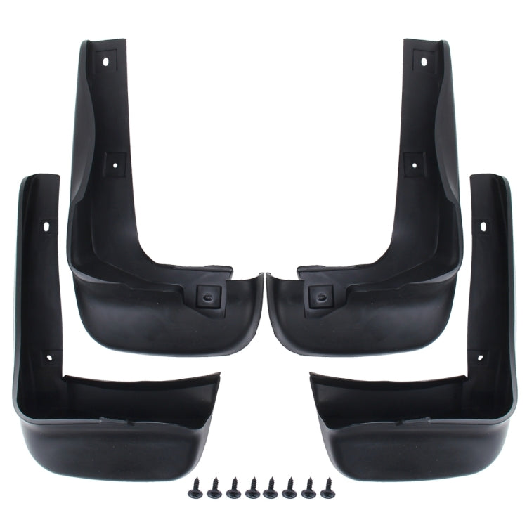 4 PCS Car Auto Semi-Rigid PVC Splash Flaps Mudguards Fender Guard for Honda City, For City