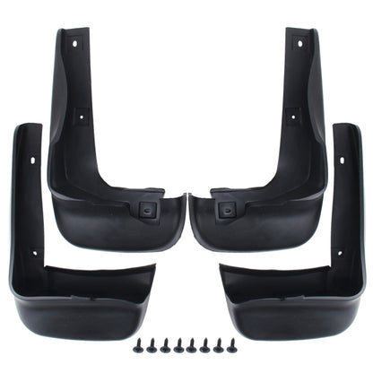 4 PCS Car Auto Semi-Rigid PVC Splash Flaps Mudguards Fender Guard for Honda City, For City