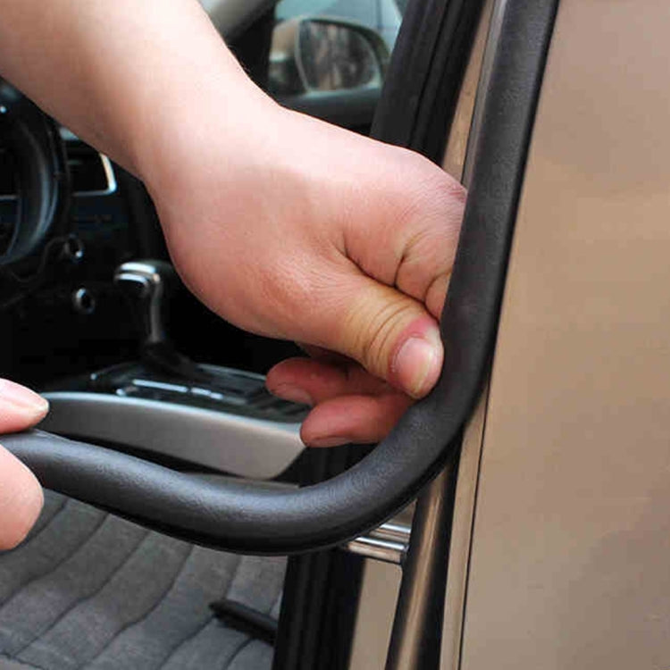 Bande décorative en caoutchouc chromé pour voiture en forme de B, 80 cm, joint de porte, joint de fenêtre, 80 cm, en forme de B.