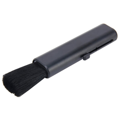Brosse de nettoyage portable extensible en nylon avec poignée en ABS, 1 pièce + argent, 1 pièce + noir