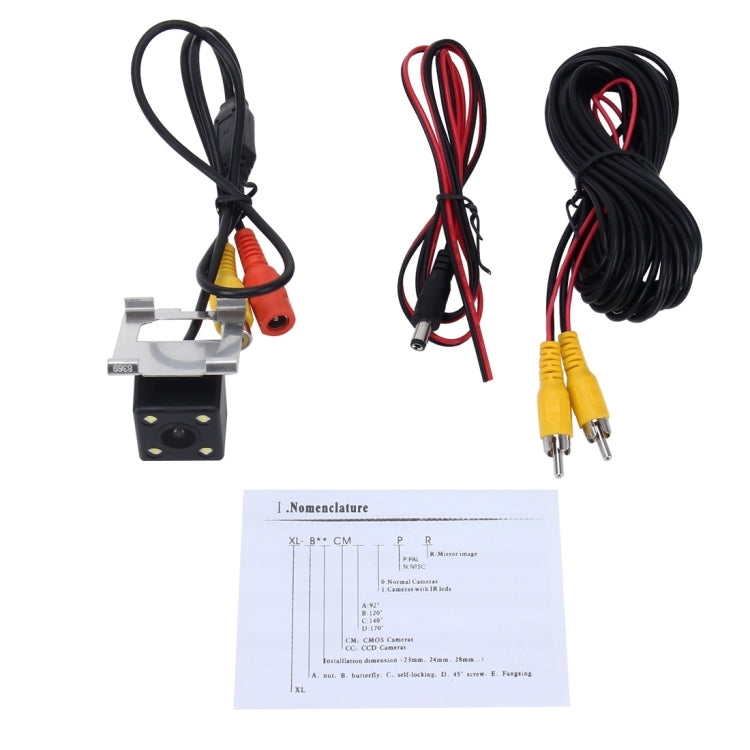 656x492 Effective Pixel  NTSC 60HZ CMOS II Waterproof Car Rear View Backup Camera With 4 LED Lamps for Ford 2015-2016 Version Focus, For Ford Focus 2015-2016 Version