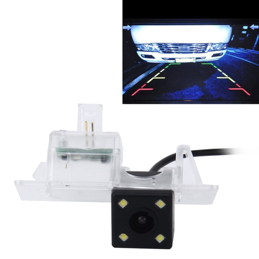 656x492 effektive Pixel NTSC 60Hz CMOS II wasserdichte Auto-Rückfahrkamera mit 4 LED-Lampen für Volkswagen Touareg Version 2015/2016, für Volkswagen Sharan Version 2015/2016