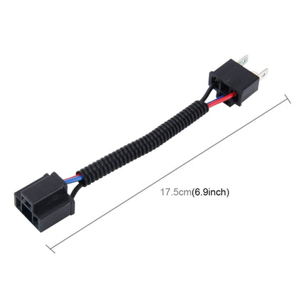 2 PCS H4 Car HID Xenon Headlight Male to Female Conversion Cable, H4
