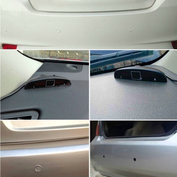 Car Buzzer Reverse Backup Radar System - Premium Quality 2 Parking Sensors Car Reverse Backup Radar System with LCD Display(Black), LCD Screen