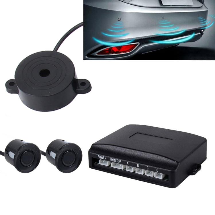 Car Buzzer Reverse Backup Radar System - Premium Quality 2 Parking Sensors Car Reverse Backup Radar System, Buzzer