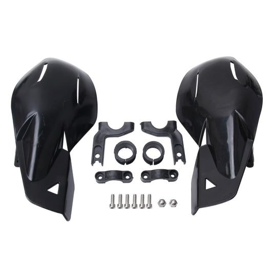 2 protectores de manillar universales de ABS para motocicleta, tipo cortavientos.