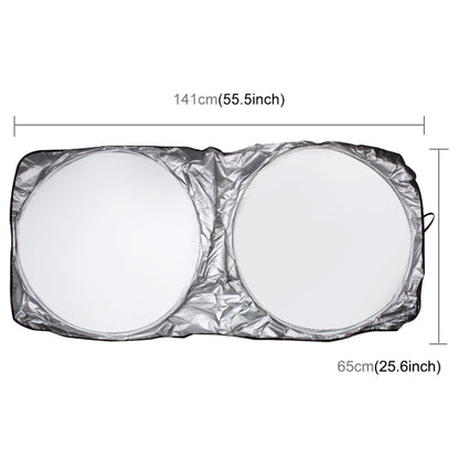 6 in 1 Summer Accessories Coated Silver Car Sun Shade Cloth Set, 6 in 1