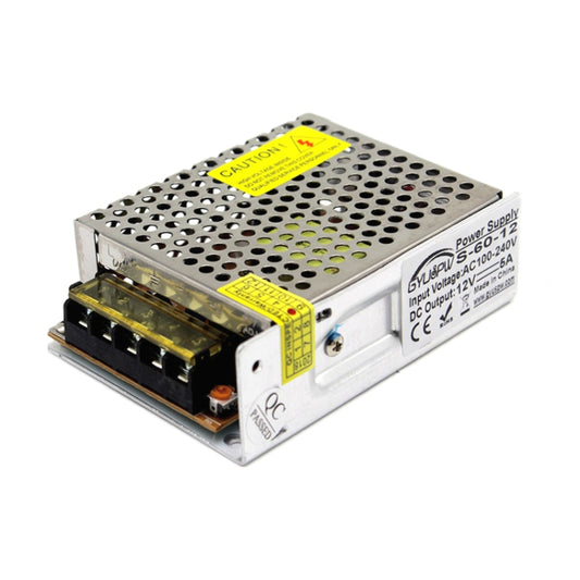 Inversor de potencia S-60-12 de 60 W CA 110/220 V a CC 12 V 5 A Convertidor de potencia, 60 W