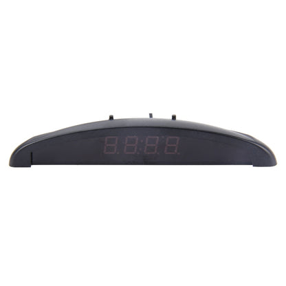 Horloge thermomètre numérique LED 2-en-1 pour voiture