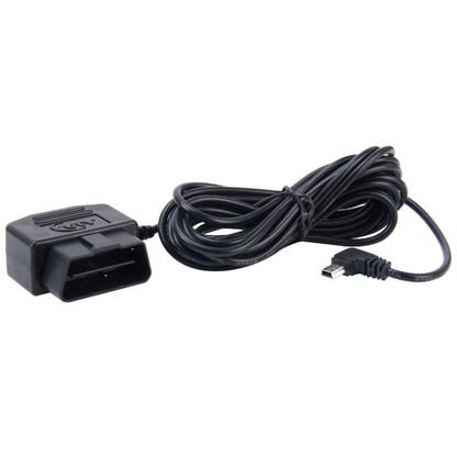 Car Auto 16Pin OBD Charging Cable Micro USB Power Adapter for GPS Tablet E-dog Phone, Cable Length: 2m, OBD