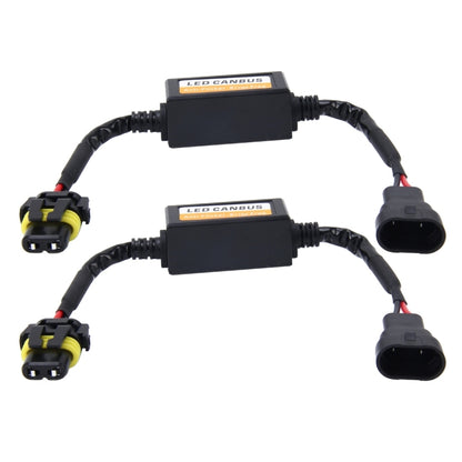 2 PCS 9005/9006/9012 Car Auto LED Headlight Canbus Warning Error-free Decoder Adapter for DC 9-36V/20W-40W, 9005/9006/9012