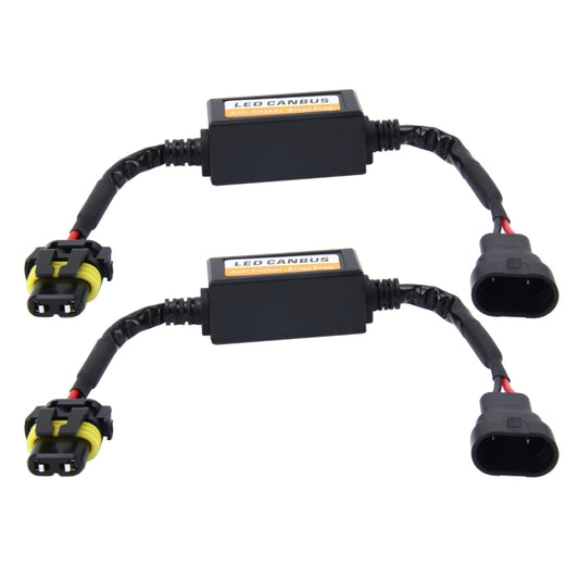 2 PCS 9005/9006/9012 Car Auto LED Headlight Canbus Warning Error-free Decoder Adapter for DC 9-36V/20W-40W, 9005/9006/9012