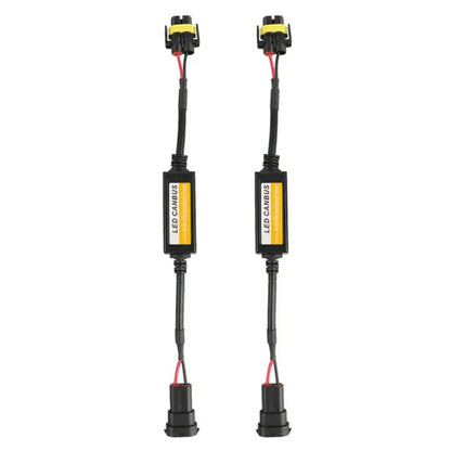 2 PCS H11/H8/H9/H16/5202 Car Auto LED Headlight Canbus Warning Error-free Decoder Adapter for DC 9-16V/20W-40W, H11/H8/H9/H16/5202