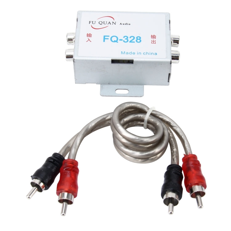 FQ-328 3.5mm Car RCA Amplifier Audio Noise Filter, FQ-328