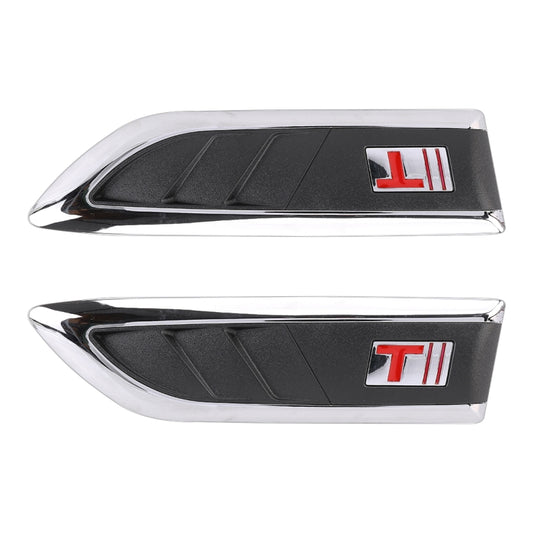 2 PCS Car Side Air Intake Flow Vent Fender Decorative Stickers Cover, Side Air Intake Flow Vent Cover