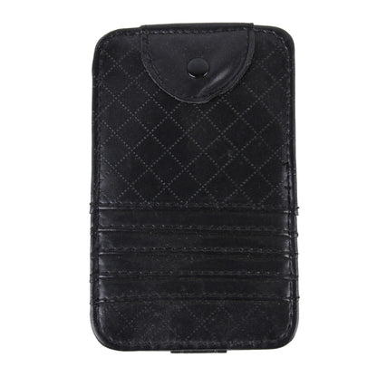 FUDAOCHE Multi-functional Auto Car Sun Visor Sunglasses Holder Card CD Storage Holder Pouch Bag