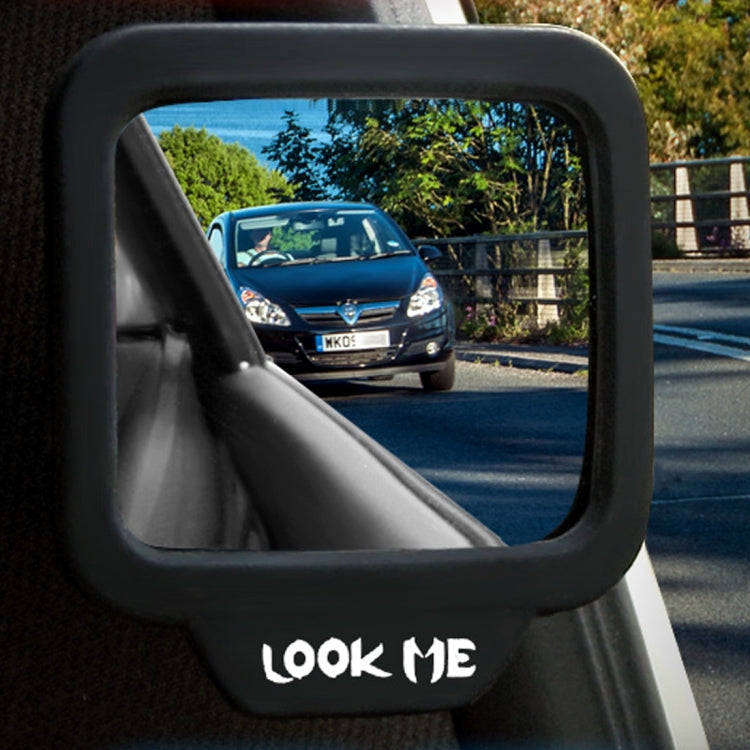 2 PCS 270 Degree Wide-angle Lens Magnetic Adjustable Rear View Mirror ...