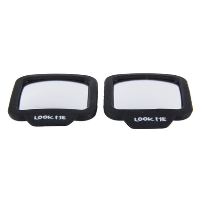 2 PCS 270 Degree Wide-angle Lens Magnetic Adjustable Rear View Mirror, 270 Degree Wide-angle Mirror