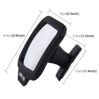 2 PCS 270 Degree Wide-angle Lens Magnetic Adjustable Rear View Mirror, 270 Degree Wide-angle Mirror