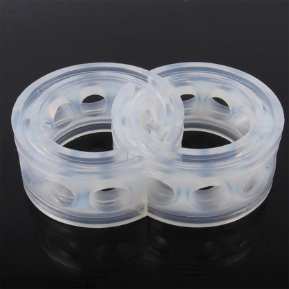 2 PCS Car Auto C+ Type Shock Absorber Spring Bumper Power Cushion Buffer, Spring Spacing: 32mm, Colloid Height: 60mm, C+ Type（Spring Spacing: 32mm, Height: 60mm）