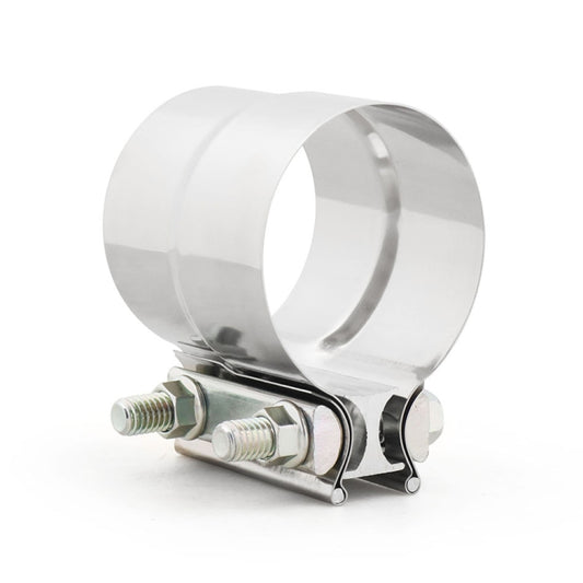2.25 inch Car Turbo Exhaust Downpipe Stainless Steel Lap Joint Band Clamp, 2.25 inch