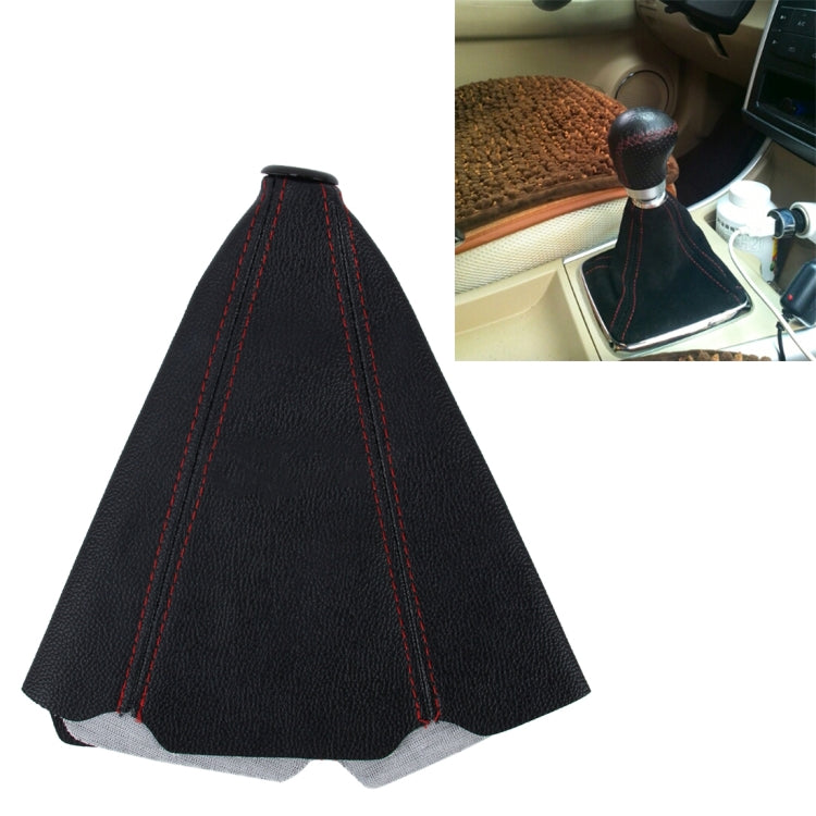 Car Auto Universal Leather Waterproof Dustproof Hand Brake Shift Knob Cover, Cover 2