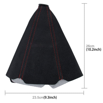 Car Auto Universal Leather Waterproof Dustproof Hand Brake Shift Knob Cover, Cover 2