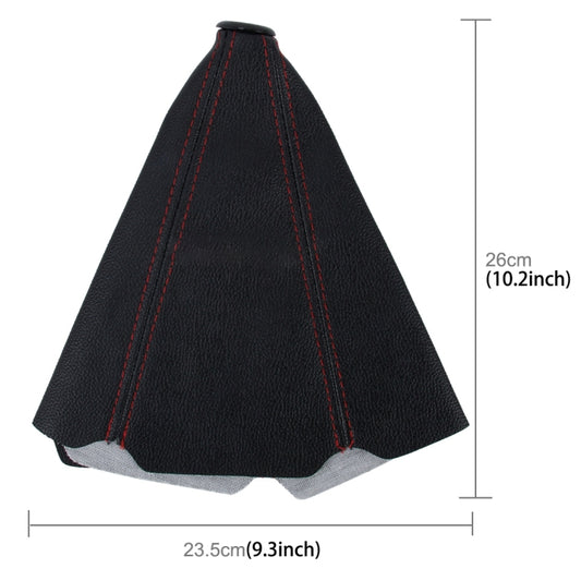 Car Auto Universal Leather Waterproof Dustproof Hand Brake Shift Knob Cover, Cover 2