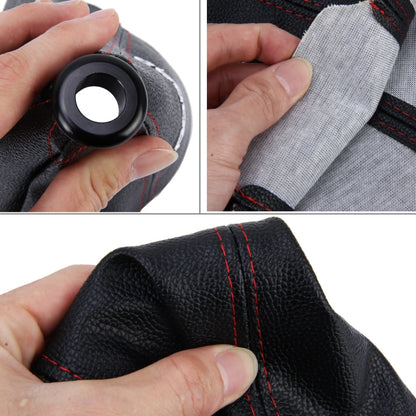 Car Auto Universal Leather Waterproof Dustproof Hand Brake Shift Knob Cover, Cover 2