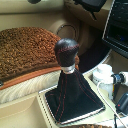 Car Auto Universal Leather Waterproof Dustproof Hand Brake Shift Knob Cover, Cover 2